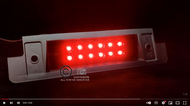 фото №14, Третє світло сплаву land rover discovery i ii 1994-2004 чорні 12led