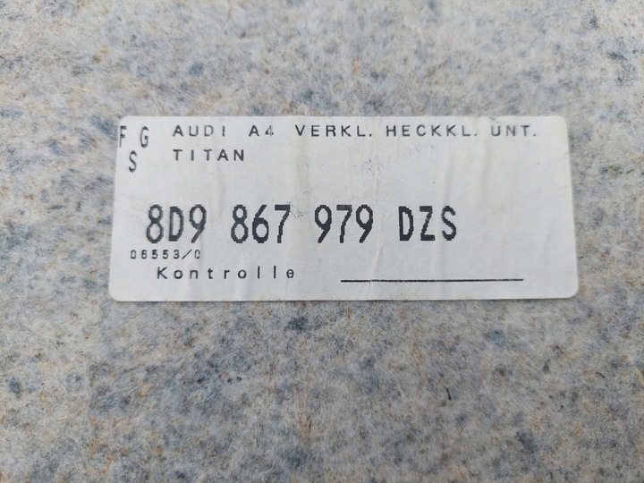 фото №10, Оббивка кришки багажника audi a4 b5 96-01r універсал lubln