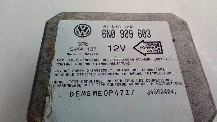 фото №6, Модуль датчик подушка volkswagen golf iii 6n0909603