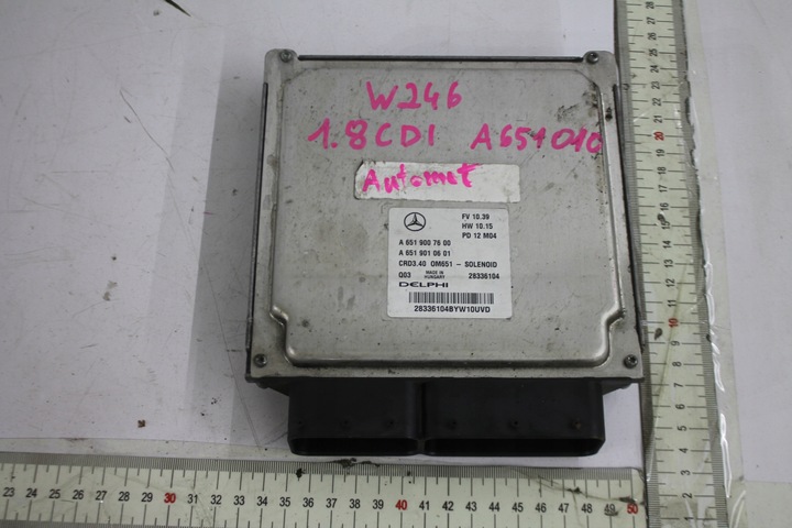 фото №1, Комп'ютер двигуна a6519007600 w246 1.8 cdi 11-