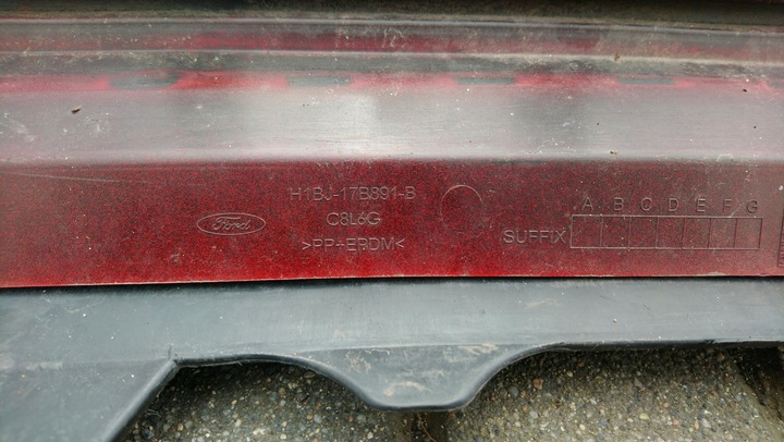 фото №10, Накладка бампера спойлер ford fiesta mk8 st line