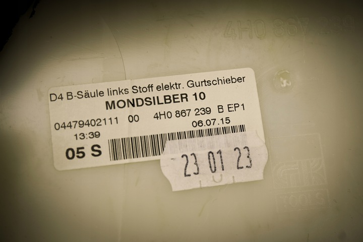 фото №9, Захист оббивка стійка audi a8 s8 4h0867239b ep1