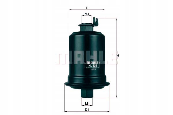 фото №2, Фильтр топлива toyota mahle