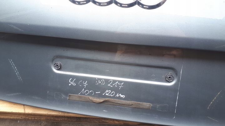 фото №8, S6 c7 4g a6 крышка багажника зад sedan ly7g