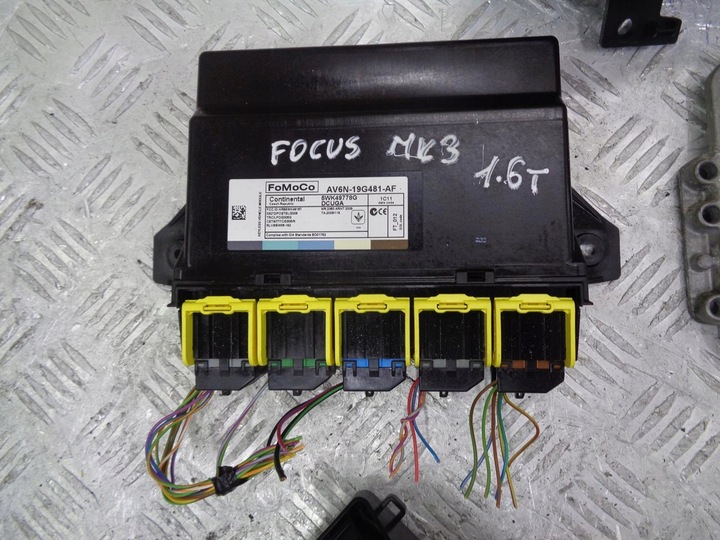 фото №5, Компьютер набор иммобилайзер старт ford focus mk3 1.6 t ecoboost 10- bv61-12a650-yc