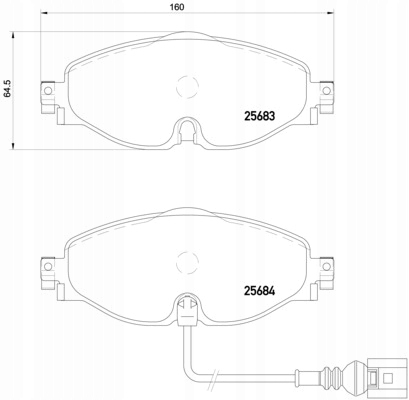 фото №3, Диски i тормозные колодки перед brembo vw golf vii 2.0 gti