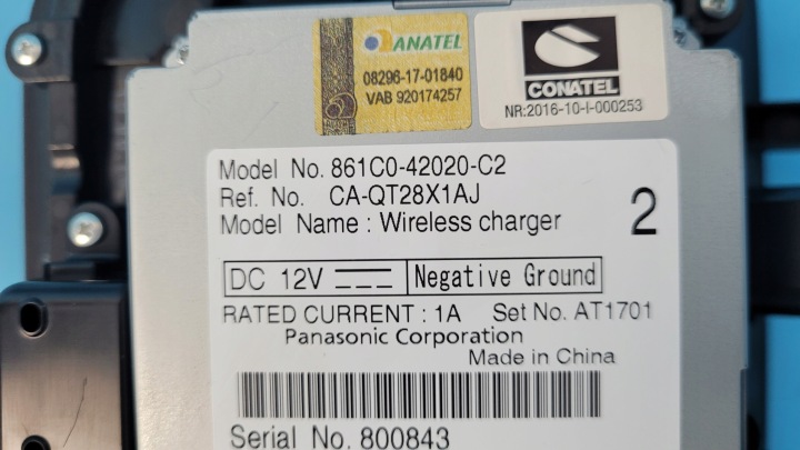 фото №12, Toyota rav4 v 19r зарядний пристрій індукційна 861c0-42020 port usb 86190-42030