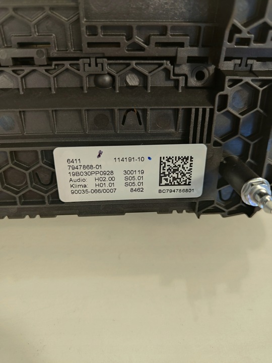 фото №8, Bmw g30 панель повітропровід кондиціонера радіо 7947868