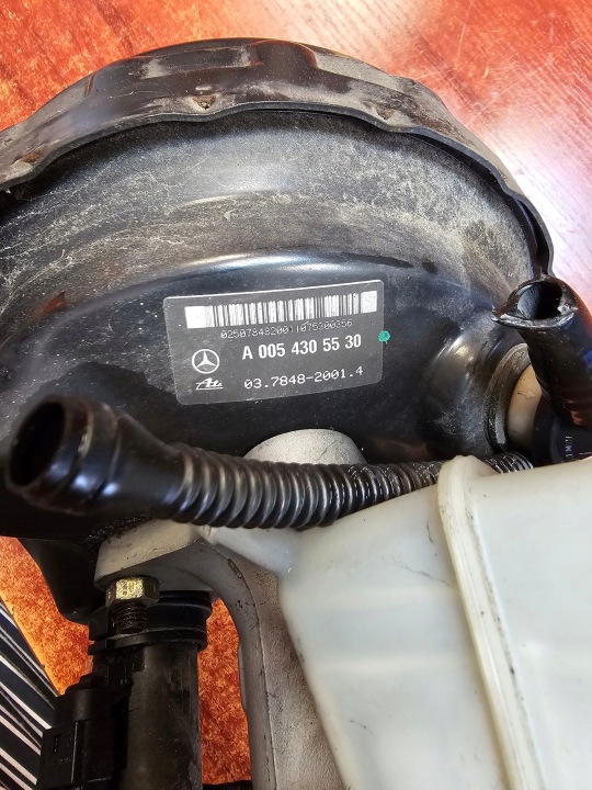 фото №7, Усилитель насос тормозные mercedes c-klasa w203 eu 01' 3d 2.2cdi a0054305530