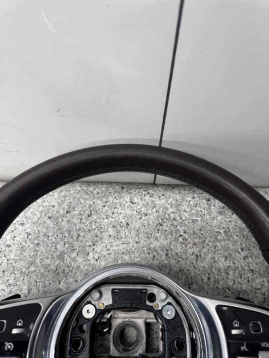 фото №6, Кермо мультифункція mercedes glc w253 x253 2015-2022 шкіра коричнева