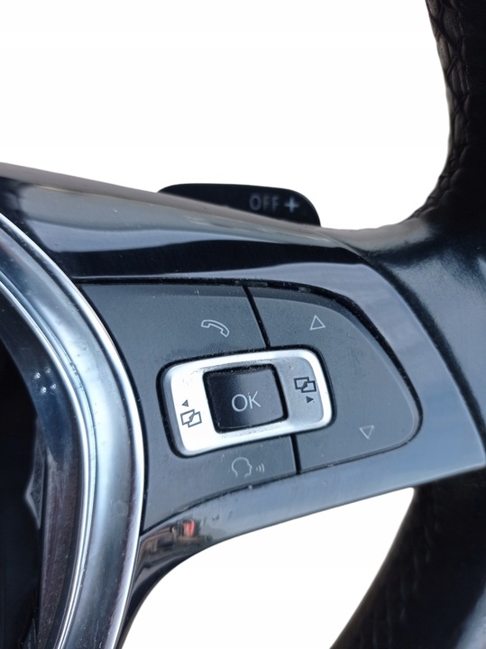 фото №5, Volkswagen passat b8 кермо шкіряний мультифункція 5q0419091