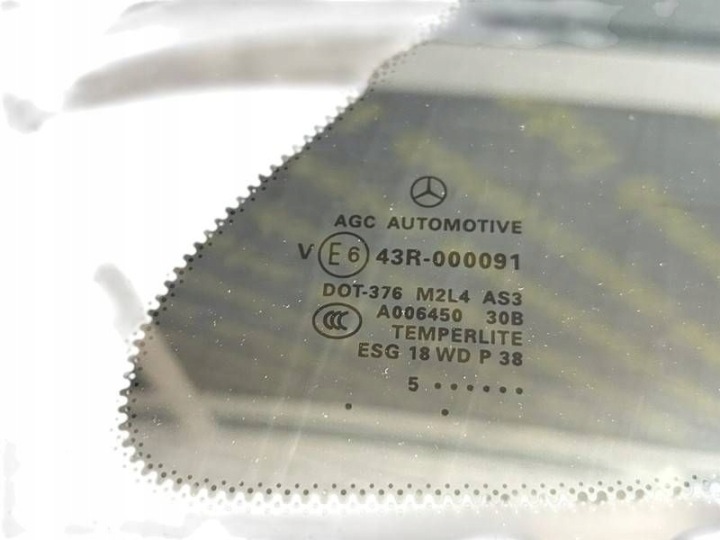 фото №7, 16624122 стекло кузова правая правое зад mercedes gle w166 15r оригинал