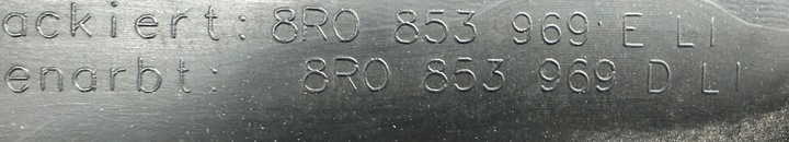 фото №11, Audi q5 sq5 планка дверь левый зад 8r0853969e