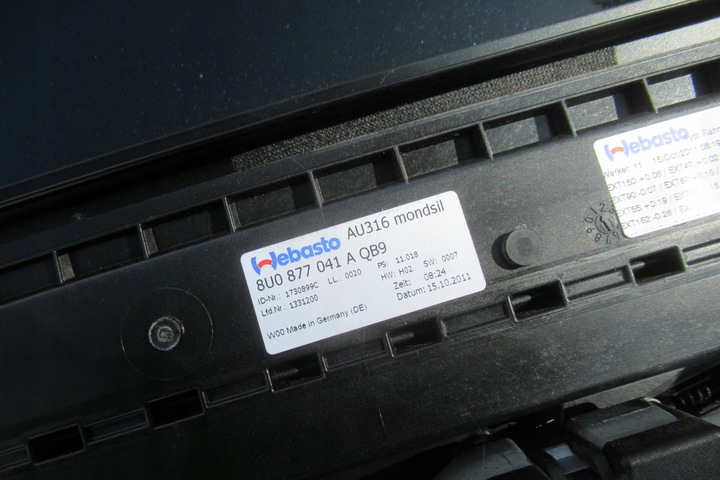 фото №7, Audi q3 люк панорама 8u0877041a 8u0959591