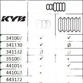 фото №1, Амортизатор зад газовый 351007 kyb vw golf i