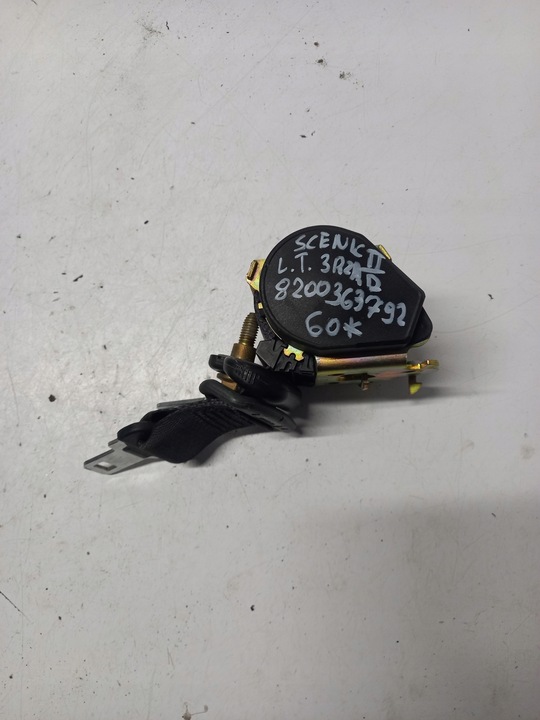 фото №1, Pas безопасности левый зад scenic ii 3 ряд