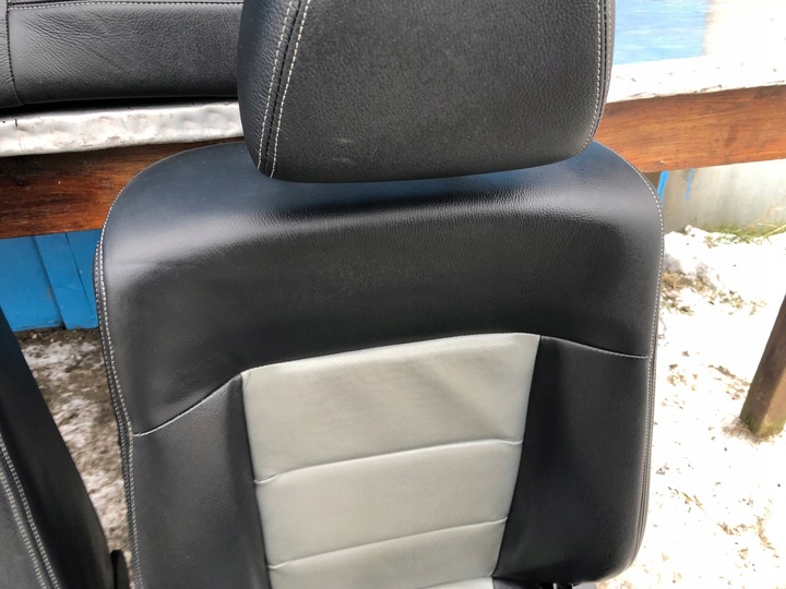 фото №7, Mercedes w212 sedan сиденья обивка диван кожа