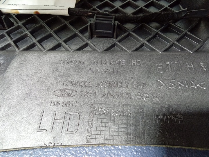 фото №9, Mondeo mk4 тунель підлокітник 7s71-a045020-ag