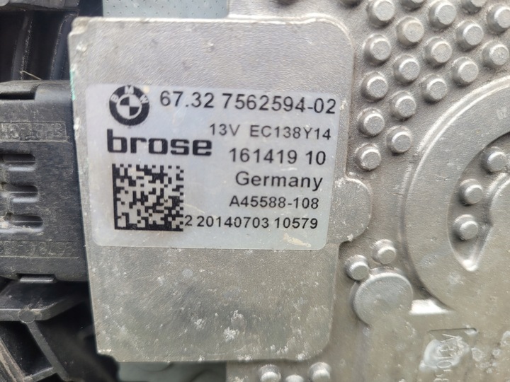 фото №7, Bmw x3 f25 x4 f26 вентилятор радиатор 18d 18i 20dx 20i 28i 2.0d