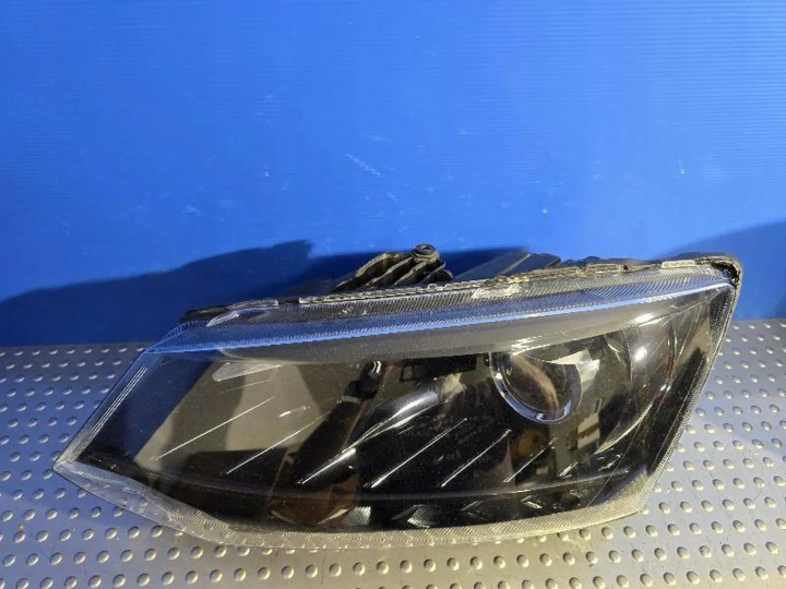 фото №14, Skoda fabia iii лінза + led 6v1941015b фара передня ліва