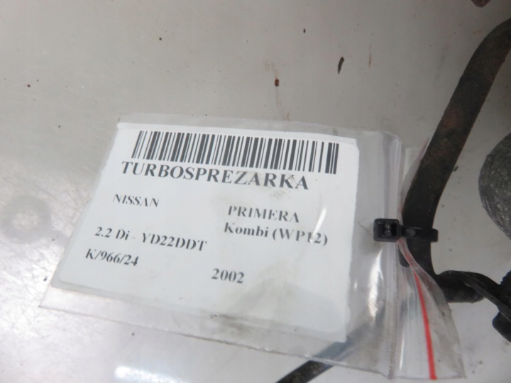 фото №9, Турбонагнетатель nissan primera wp12 2.2 di 14411au600