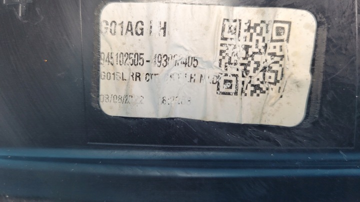 фото №15, Bmw x3 g01 lci sdrive30i 23r ползун крепление бампера левый зад 9451025