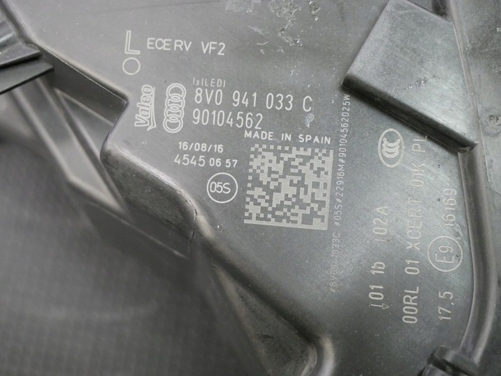 фото №11, Комплект левая правая фары лампы audi a3 s3 rs3 8v полный led рестайлинг