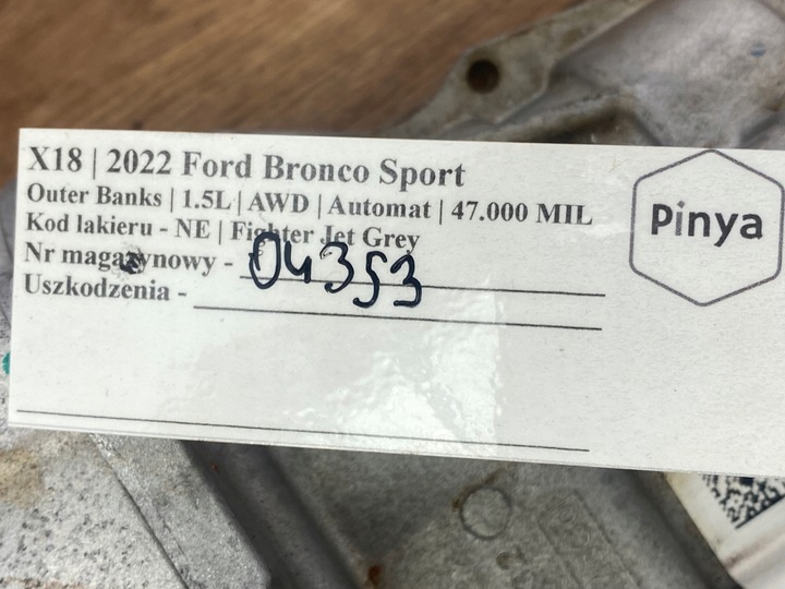 фото №9, Редуктор коробки міст ford bronco sport kuga втулка стабілізатора 2020+