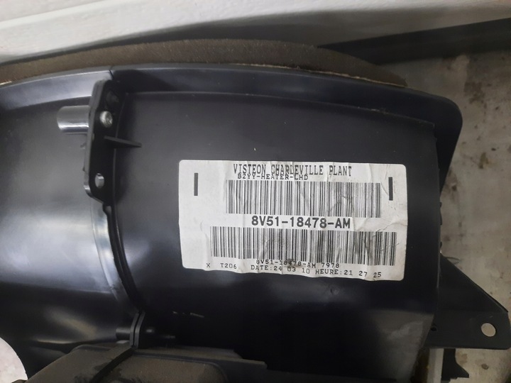 фото №7, Отопитель ford fiesta mk7 1.4 tdci