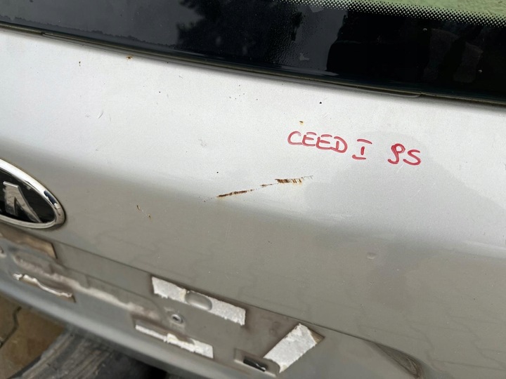 фото №7, Kia ceed i hb рестайлинг крышка зад задняя стекло 9s 2006-12r