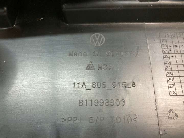 фото №9, Спойлер бампера передньої vw id.4 id4 11a