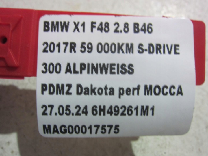 фото №10, Bmw x1 f48 b46 суппорт тормозной правое заднее правое зад 6860008 34206883034