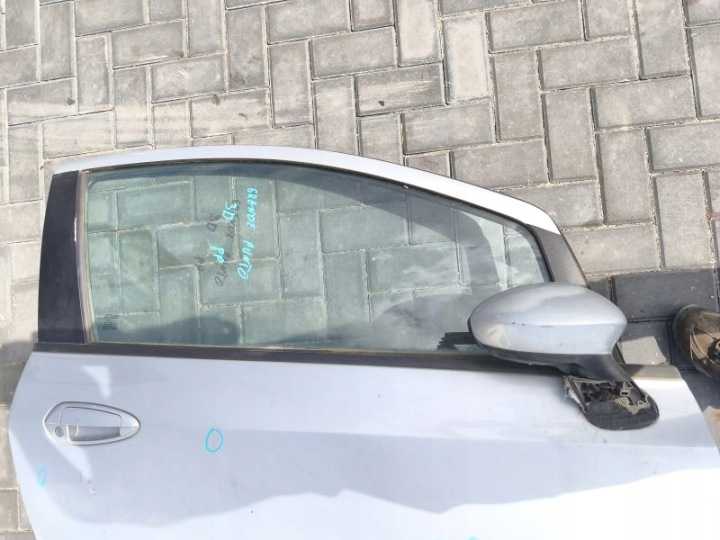 фото №11, Дверь правая перед зеркало ручка fiat grande punto 3d серебряный