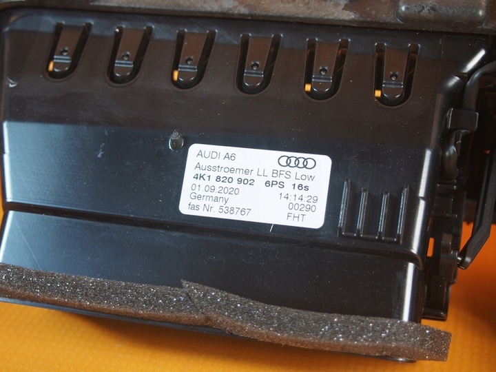 фото №16, Audi a7 4k решётки воздуховод консоли lh pr 4k1820902