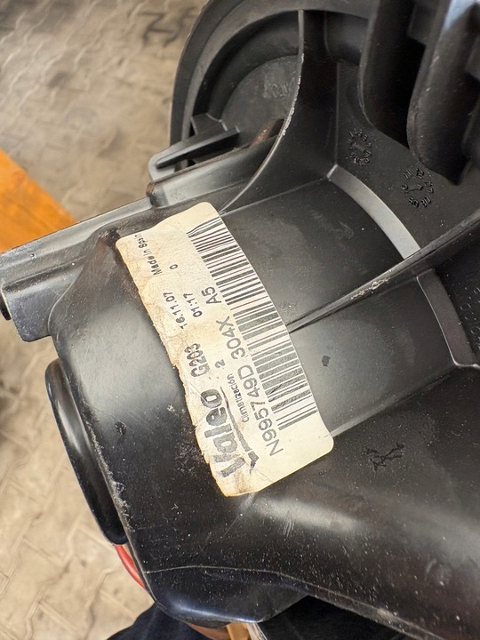 фото №3, Vw passat b6 повітродувка вентилятор повітропровід 3c0907521b