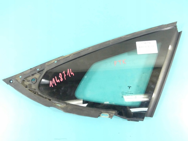 фото №1, Скло кузовна зад права tesla модель s