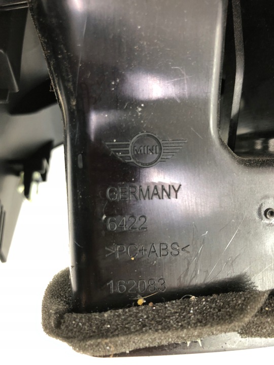 фото №7, Mini f54 clubman решётка воздуховод туннеля зад 9350321