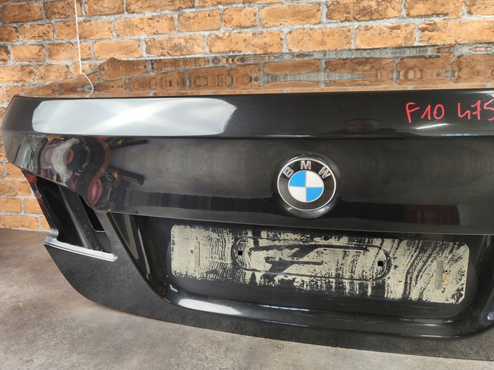 фото №10, Крышка зад задняя багажника bmw 5 f10 чёрный sapphire 475