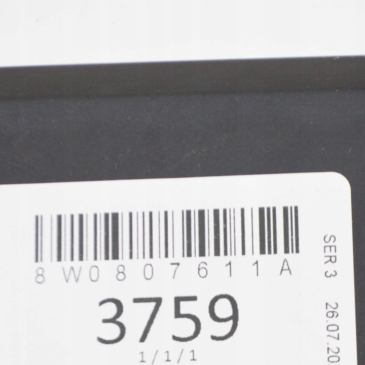 фото №7, Audi a4 b9 дефлектор бампера передньої 8w0807611a oem