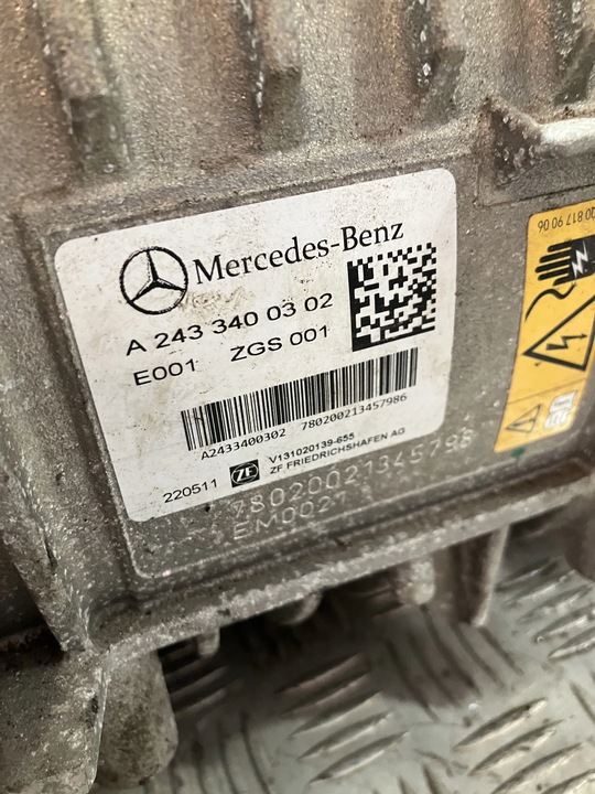 фото №10, Двигатель электрический mercedes eqb x243 300 4matic