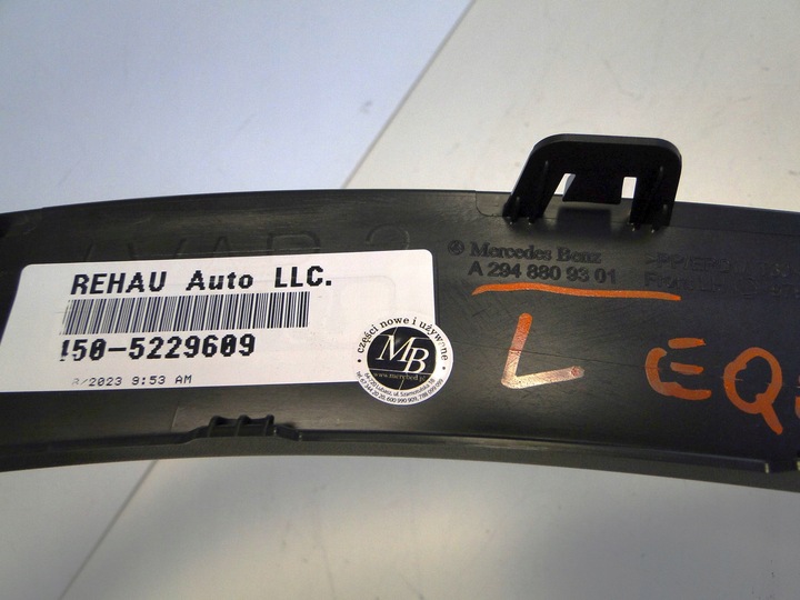 фото №10, Mercedes eqe 294 x294 w294 suv планка розширення крила ліві