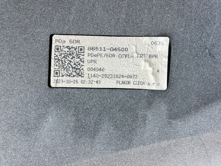 фото №15, Hyundai i30 iii 3 рестайлинг 2020- бампер перед передний 86511-g4500