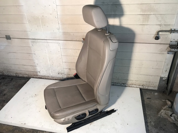 фото №8, Сиденье левый водителя bmw e81 3 дверь рестайлинг кожа серый beż европа 2009r