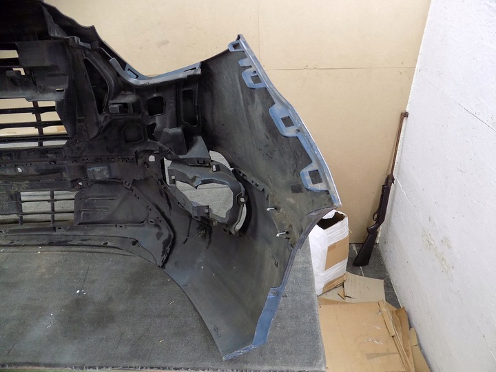 фото №13, Бампер перед ford transit custom jk21 рестайлинг хороший jk21-r17757 решётка радиатора хром