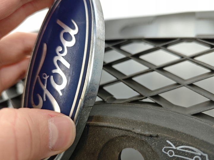 фото №9, Ford mondeo mk3 решётка радиатора решётка радиатор бампера перед 1s7x-8a100