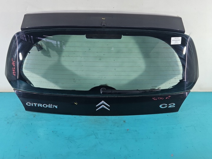 фото №1, Крышка багажника зад citroen c2 hb 3d чёрный