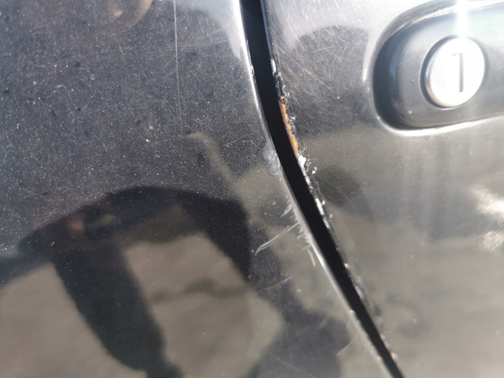 фото №8, Двері праві перед audi tt 8n чорні голий płat