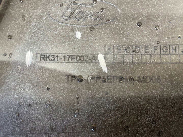 фото №10, Ford transit mk8 viii рестайлинг 18- верх бампер перед переднее решётка радиатора решётка