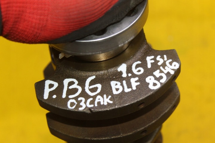 фото №11, Вал колінчастий vw passat b6 audi a3 8p skoda seat golf v 03cak 1.6 fsi blf