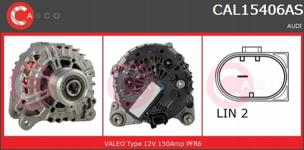 фото №1, Генераторы casco cal15406as